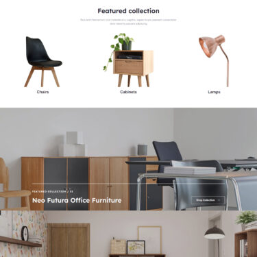 E-commerce e Catálogo - Modelo de Site Office Pro
