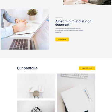Agência Consultoria e Negócios - Modelo de Site Corporate Clean