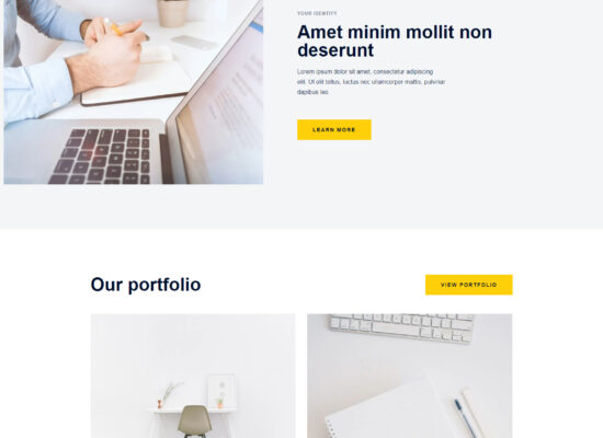 Agência Consultoria e Negócios - Modelo de Site Corporate Clean